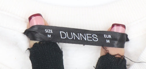 Dunnes Women’s White Copenhagen Print Pullover Sweatshirt M