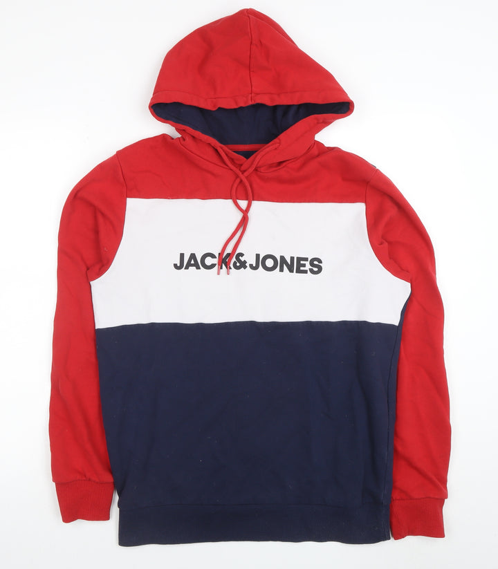 Jack & Jones Men's Multicoloured Pullover Hoodie M