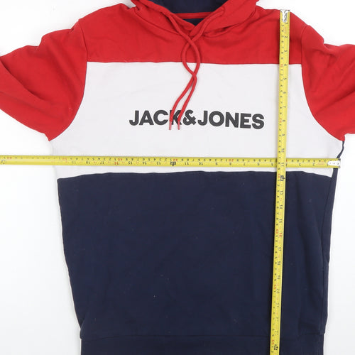 Jack & Jones Men's Multicoloured Pullover Hoodie M