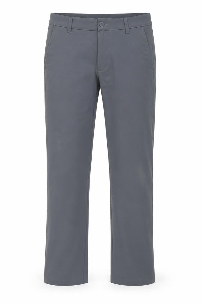Front view of Under Armour Men's Grey 34x32 Chino Trousers Quick Dry Stretch