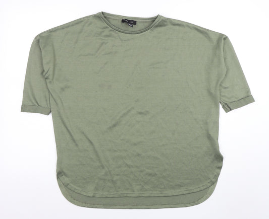 New Look Women’s Green Short Sleeve Basic Crew Neck T-Shirt Size S