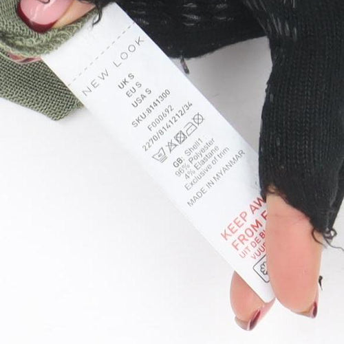 New Look Women’s Green Short Sleeve Basic Crew Neck T-Shirt Size S