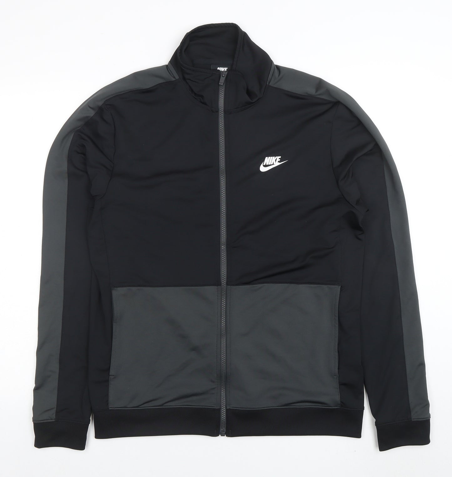Nike Men's Black Full Zip Sweatshirt Jacket Size M