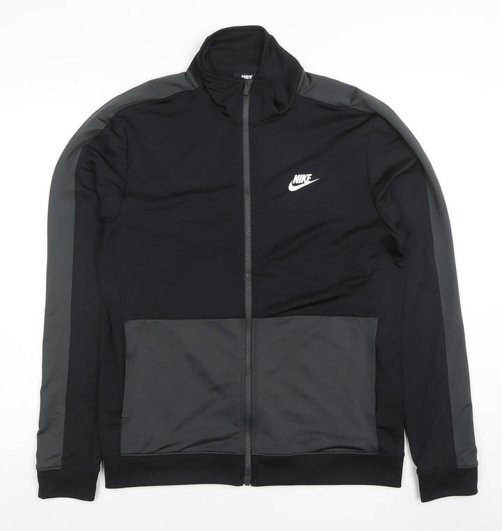 Nike Men's Black Full Zip Sweatshirt Jacket Size M