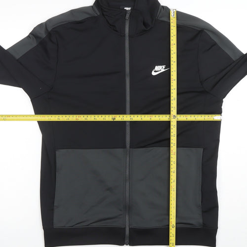 Nike Men's Black Full Zip Sweatshirt Jacket Size M