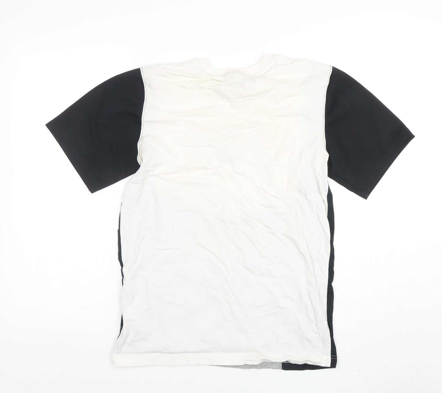 Nike Men's Multicoloured Small Colourblock Logo Crew Neck T-Shirt