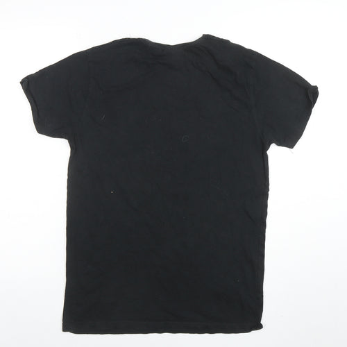 Assassin's Creed Men's Black Cotton Graphic T-Shirt Size S Regular Fit
