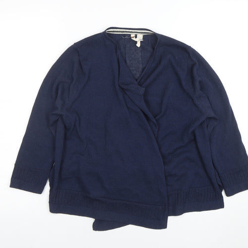 Butterfly by Matthew Williamson Women's Navy Cardigan UK 12 Wrap Style