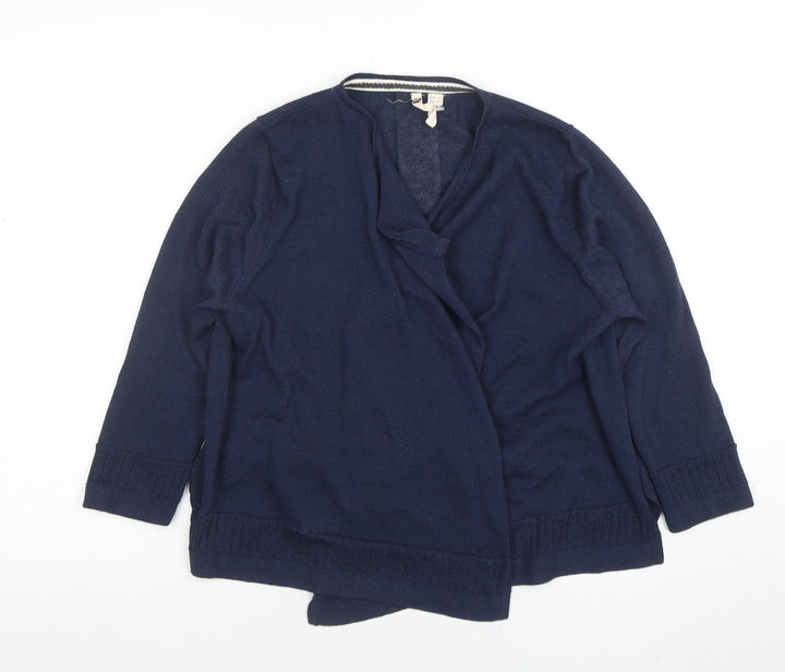 Butterfly by Matthew Williamson Women's Navy Cardigan UK 12 Wrap Style