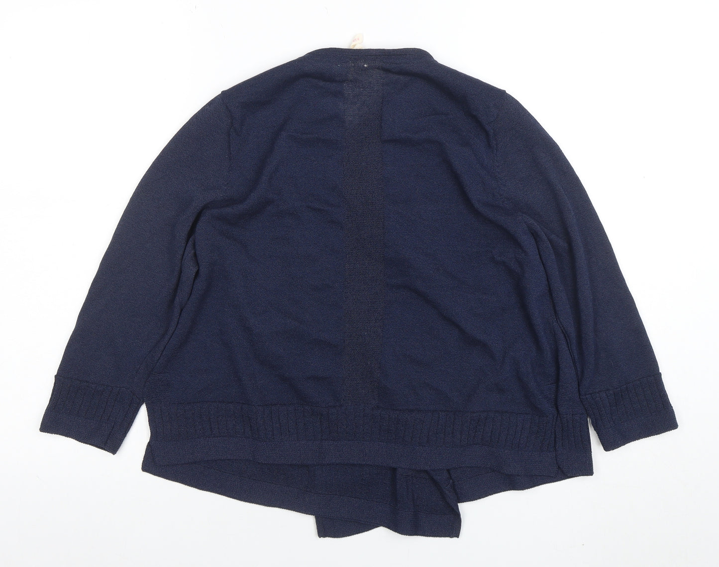 Butterfly by Matthew Williamson Women's Navy Cardigan UK 12 Wrap Style
