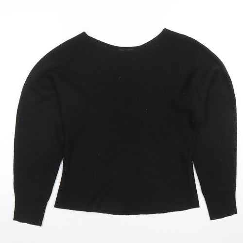 New Look Women’s Black Boat Neck Knit Jumper Size S