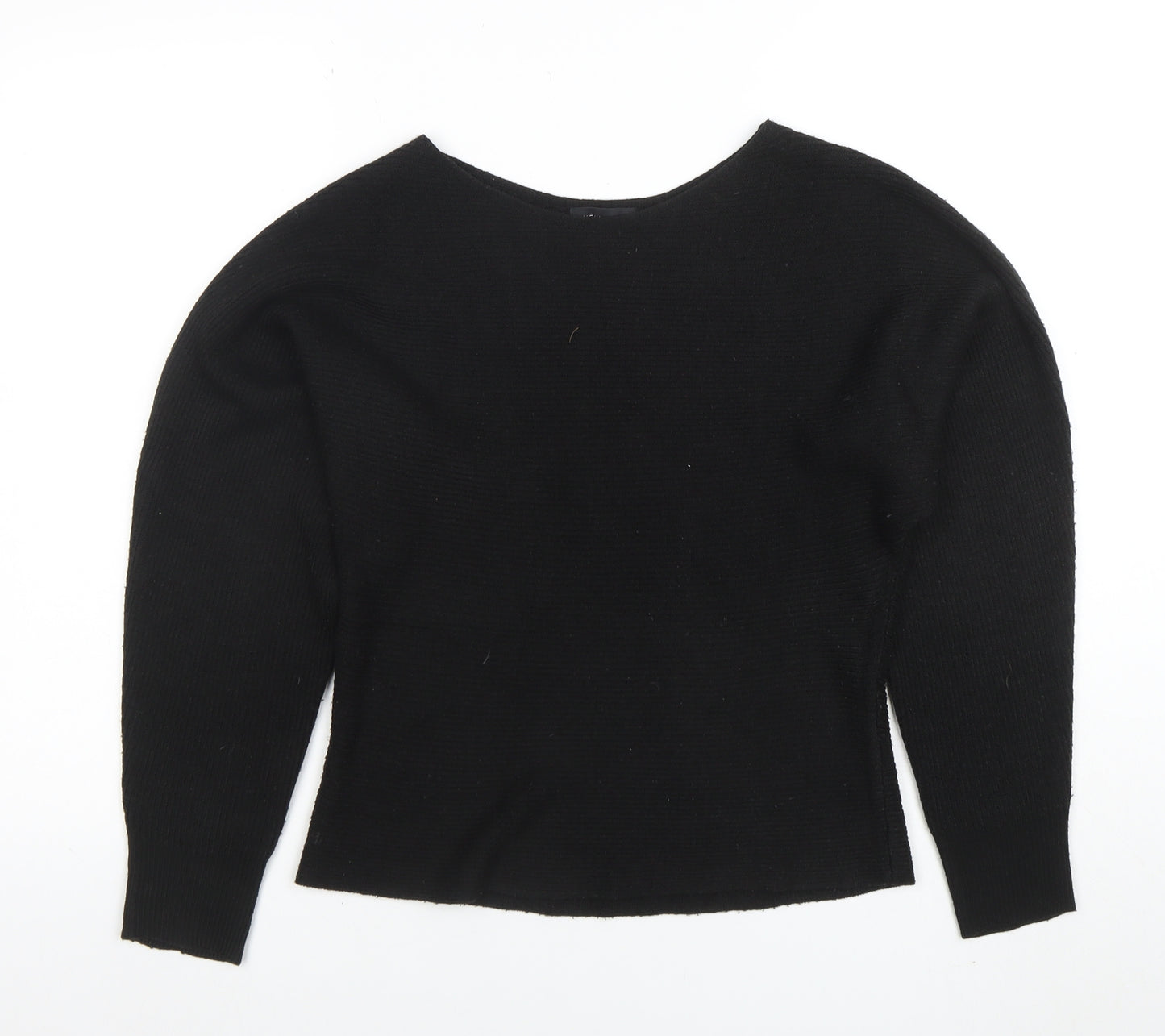 New Look Women’s Black Boat Neck Knit Jumper Size S