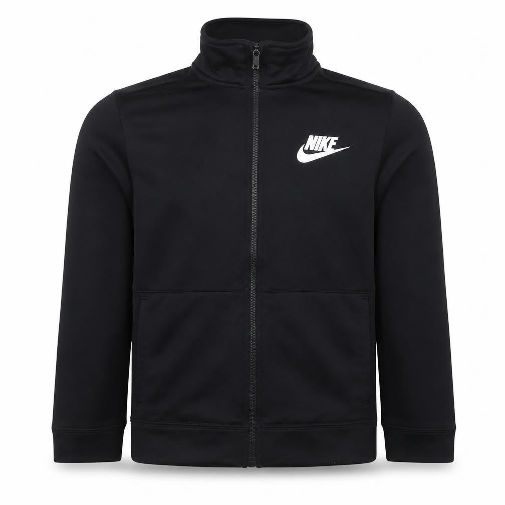 Nike Boys Black Full Zip Hoodie Sweatshirt Size 10-12 Years Polyester