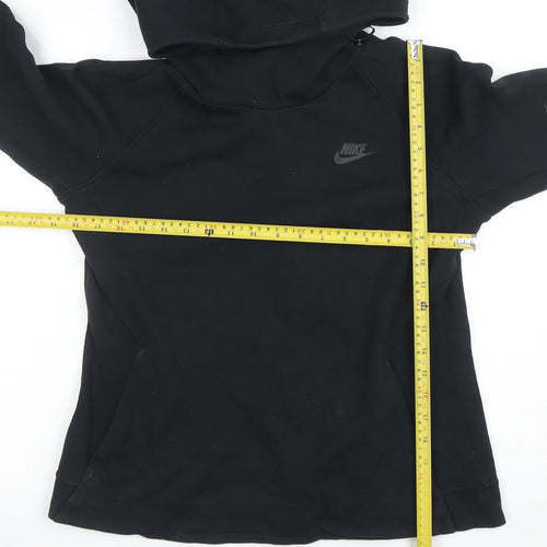 Nike Women Black Pullover Hoodie Size L Classic Style