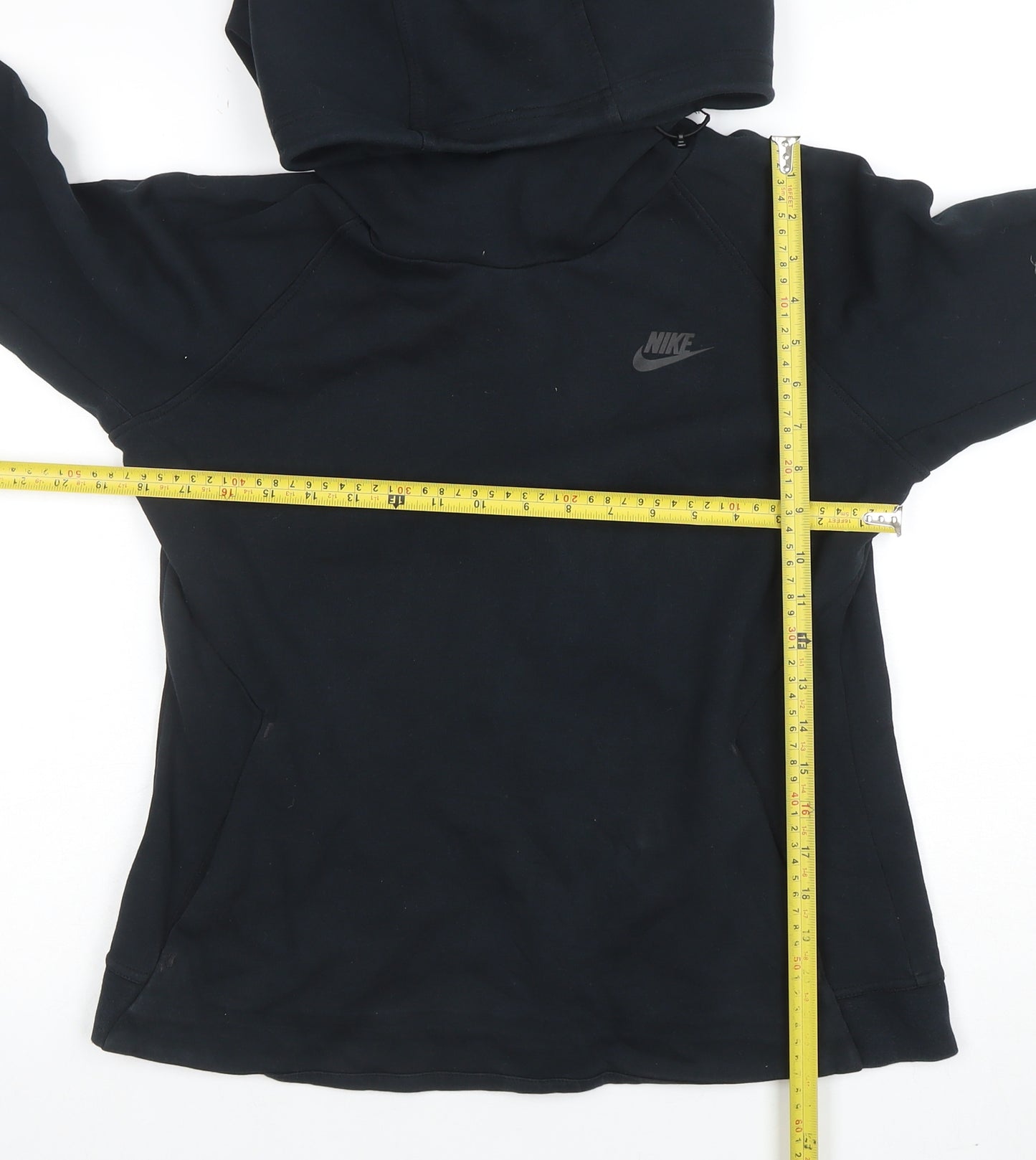 Nike Women Black Pullover Hoodie Size L Classic Style