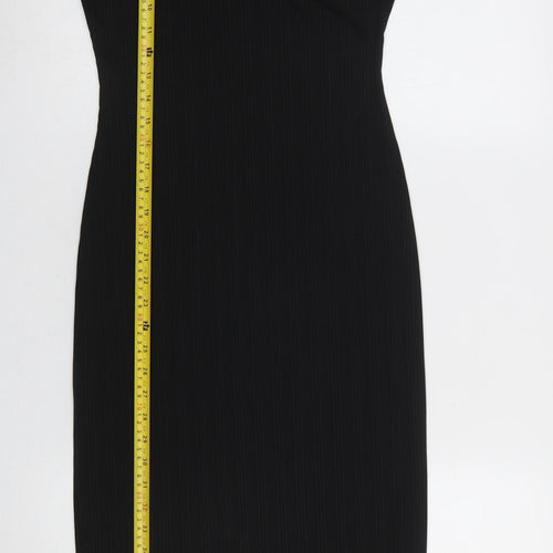 River Island Women’s Black Size 10 Bodycon Midi Dress