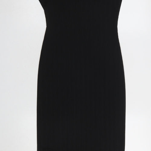 River Island Women’s Black Size 10 Bodycon Midi Dress