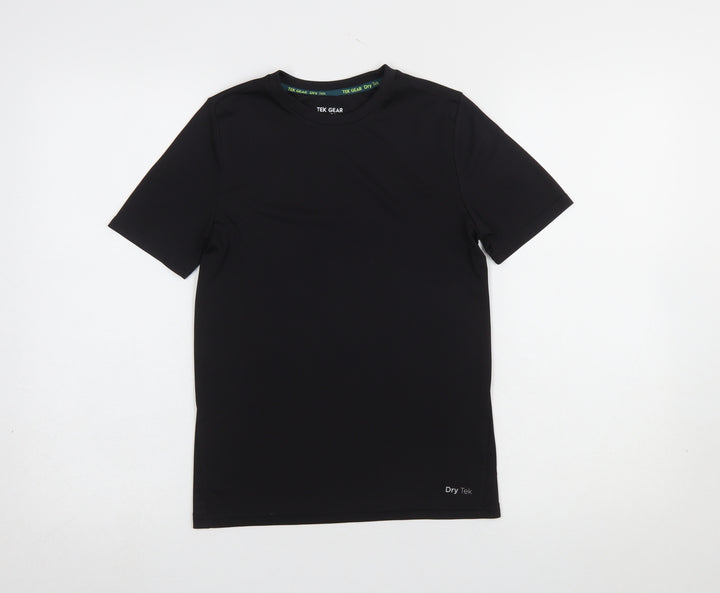 Tek Gear Women's Black Short Sleeve Dry Tek Performance T-Shirt Size M