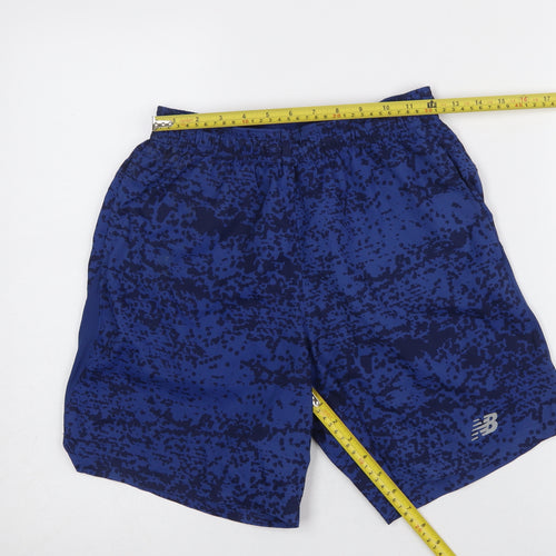 New Balance Men's Blue Athletic Running Shorts Size S Quick Dry