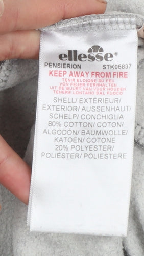 Ellesse Womens Grey Jogger Sweatpants Size 10 Casual Elastic Waist