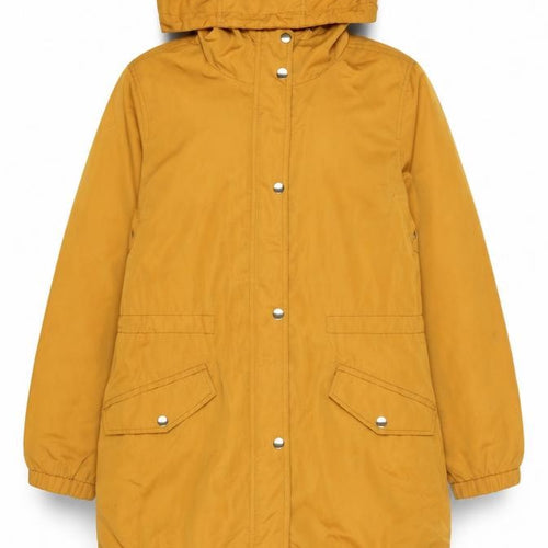 Forever 21 Women's Yellow Hooded Parka Jacket Size S