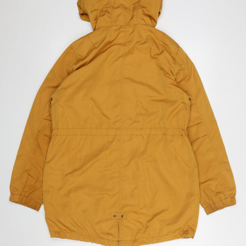 Forever 21 Women's Yellow Hooded Parka Jacket Size S
