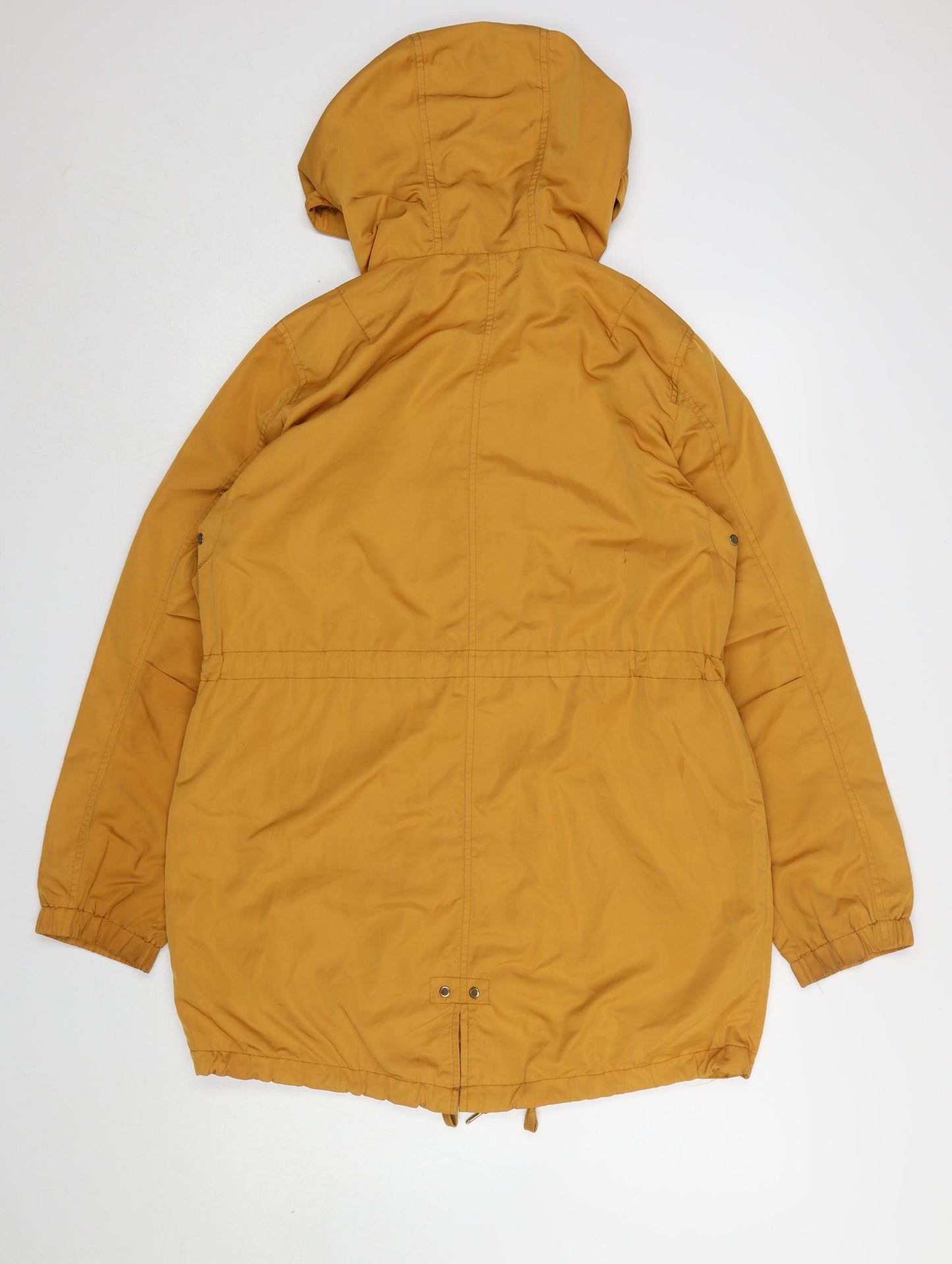 Forever 21 Women's Yellow Hooded Parka Jacket Size S