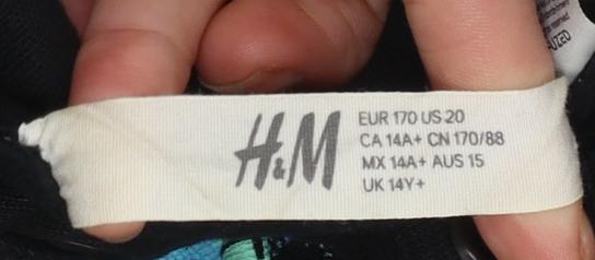 H&M Boys Black PlayStation Pullover Hoodie 14 Years Graphic Print Cotton Blend