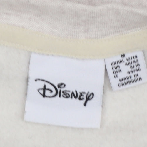 Disney Women Beige Lion King Simba Graphic Pullover Sweatshirt M