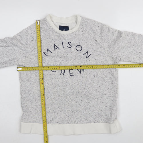 Crew Clothing Company Womens Grey Maison Crew Sweatshirt Size M