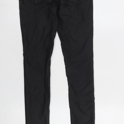 Denim Co. Girls Black Skinny Jeans 10-11 Years Stretch Viscose Blend