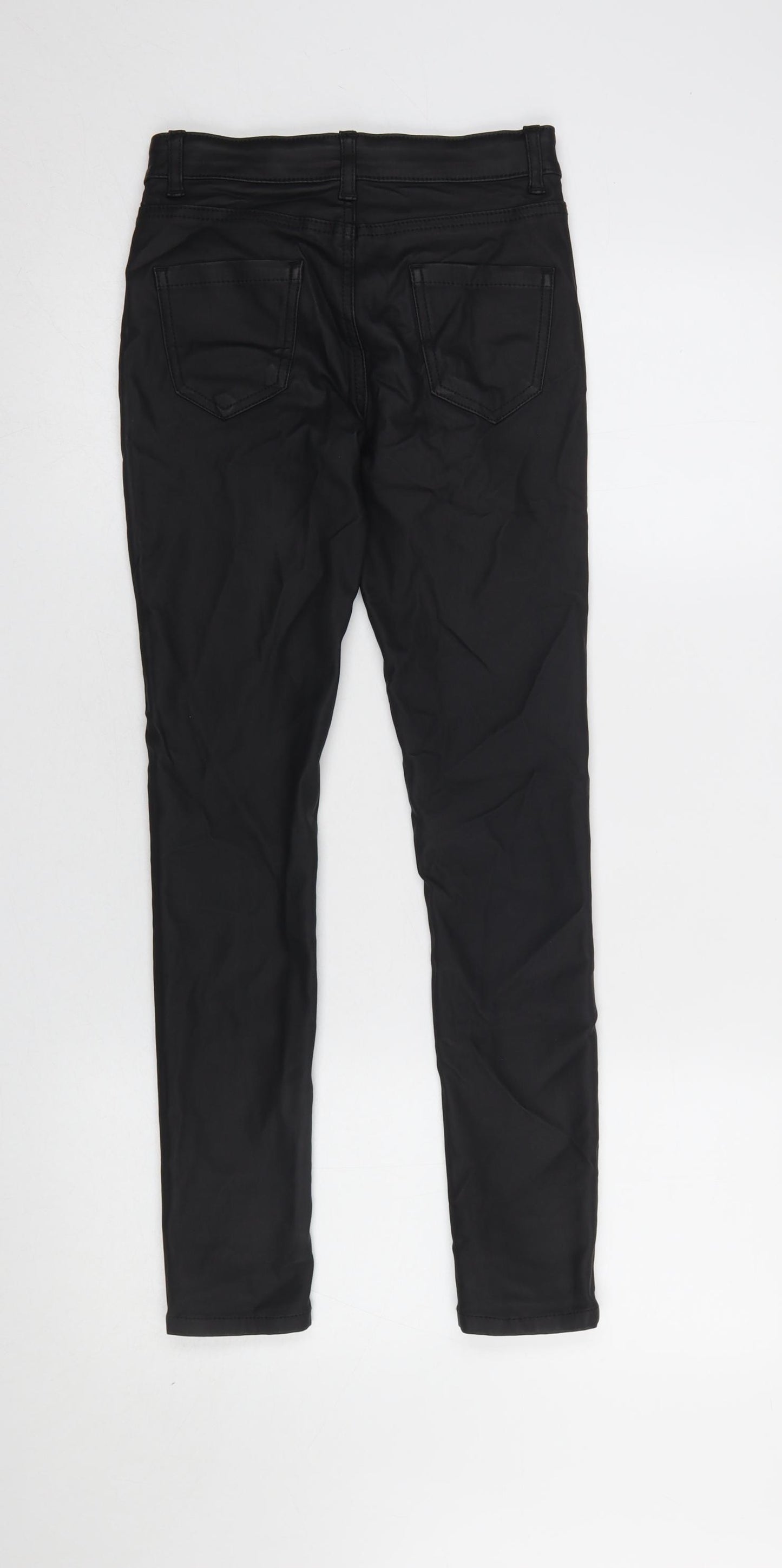 Denim Co. Girls Black Skinny Jeans 10-11 Years Stretch Viscose Blend