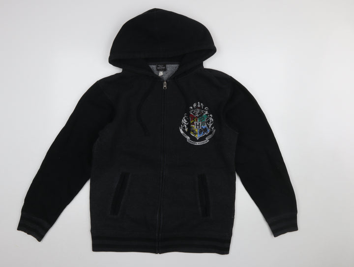 Harry Potter Universal Studios Womens Black Full Zip Hoodie M