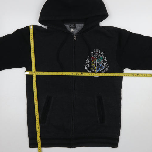 Harry Potter Universal Studios Womens Black Full Zip Hoodie M