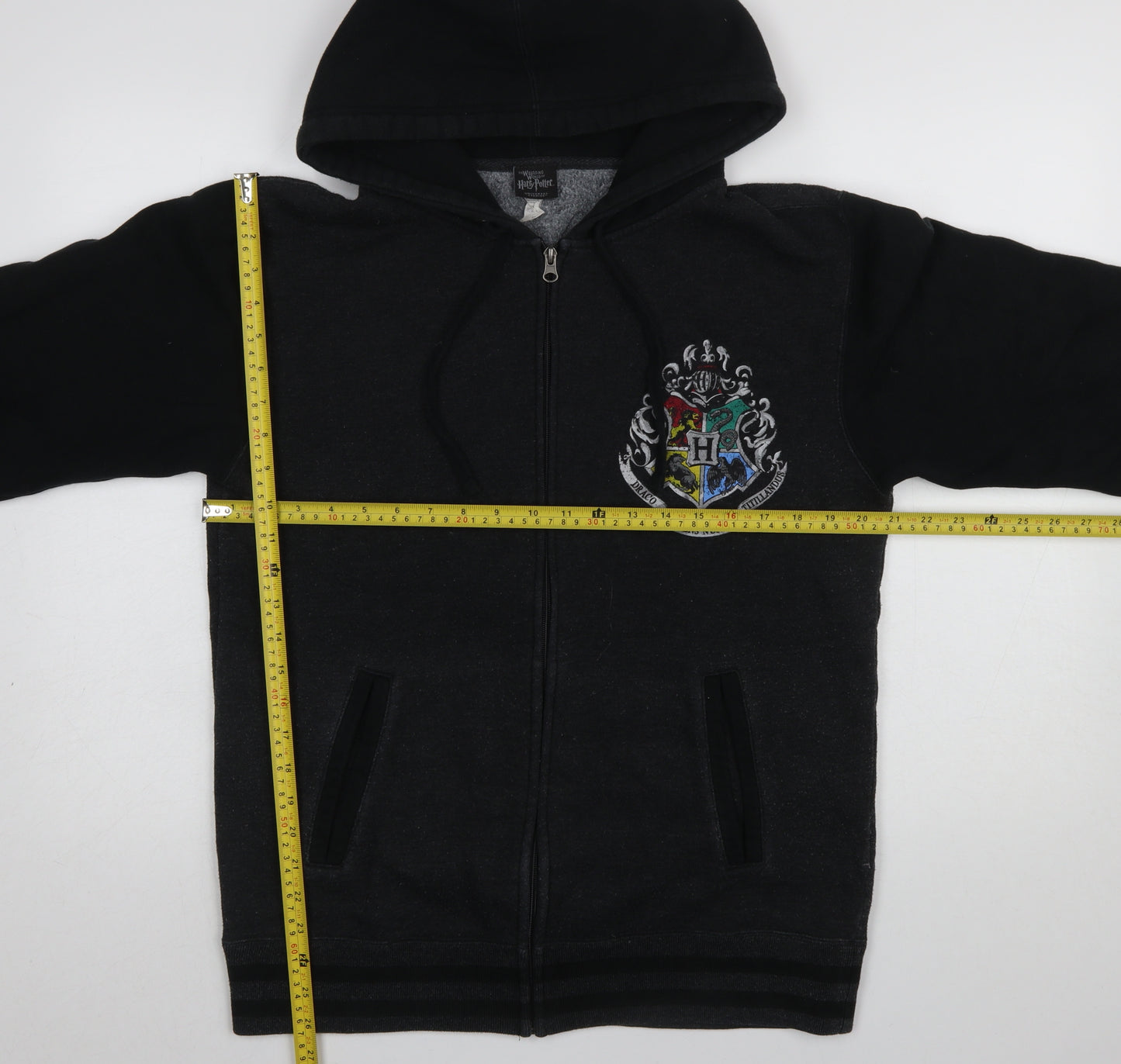 Harry Potter Universal Studios Womens Black Full Zip Hoodie M