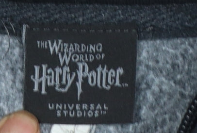 Harry Potter Universal Studios Womens Black Full Zip Hoodie M