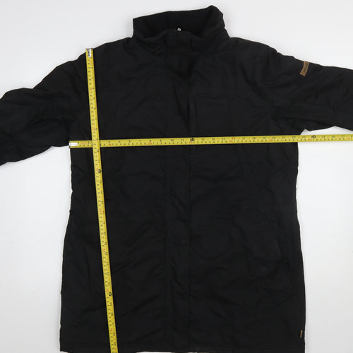 Regatta Women's Black Waterproof Long Parka Coat Size 16