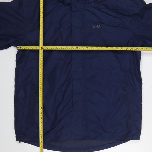 Peter Storm Men's Blue 2XL Waterproof Hiking Jacket