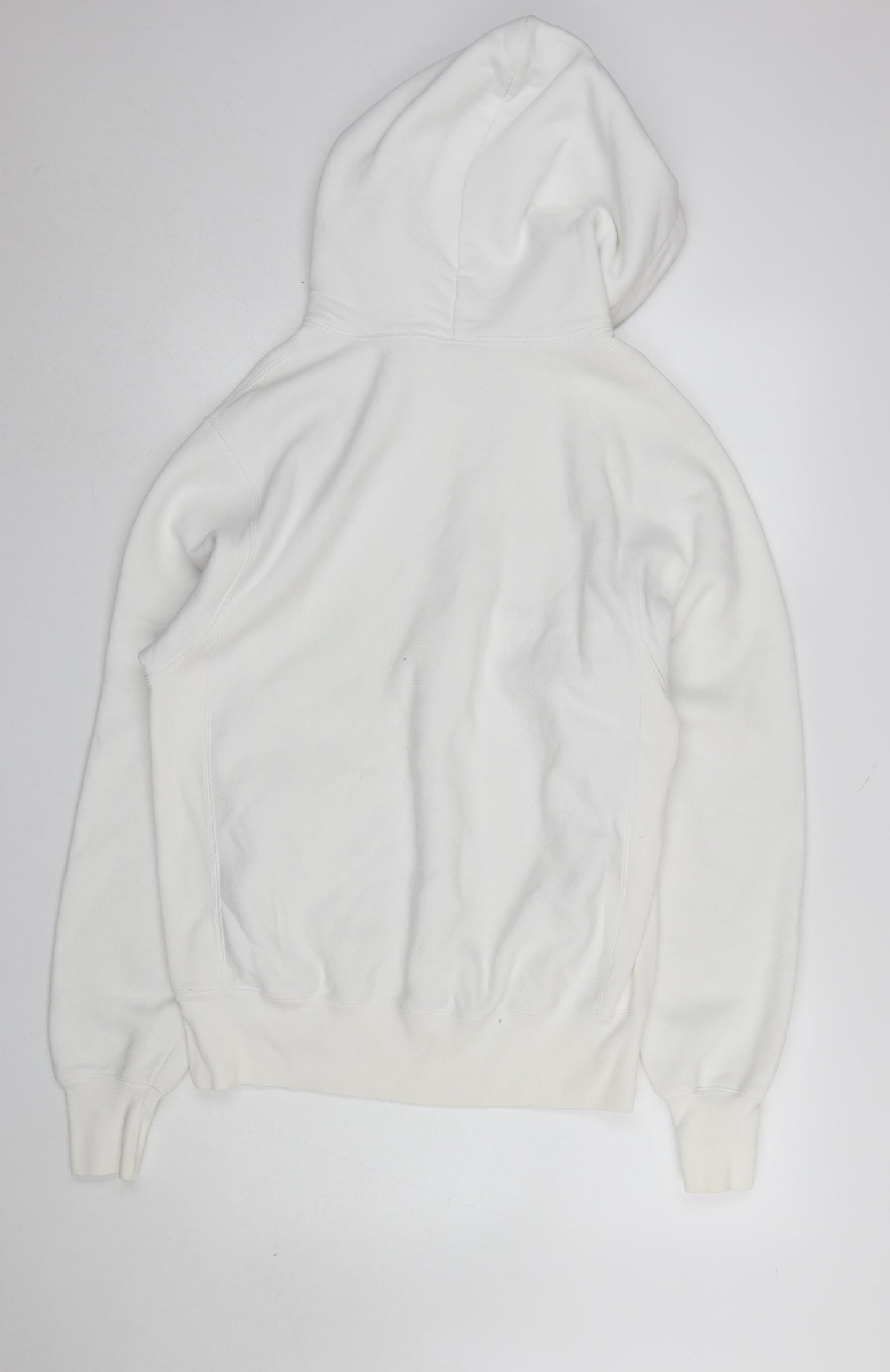 Champion Womens White Reverse Weave Pullover Hoodie Small