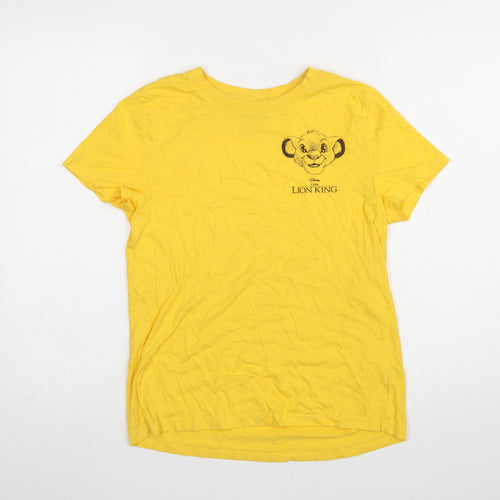 Primark Women’s Yellow The Lion King Simba T-Shirt Nightshirt XS