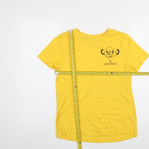 Primark Women’s Yellow The Lion King Simba T-Shirt Nightshirt XS