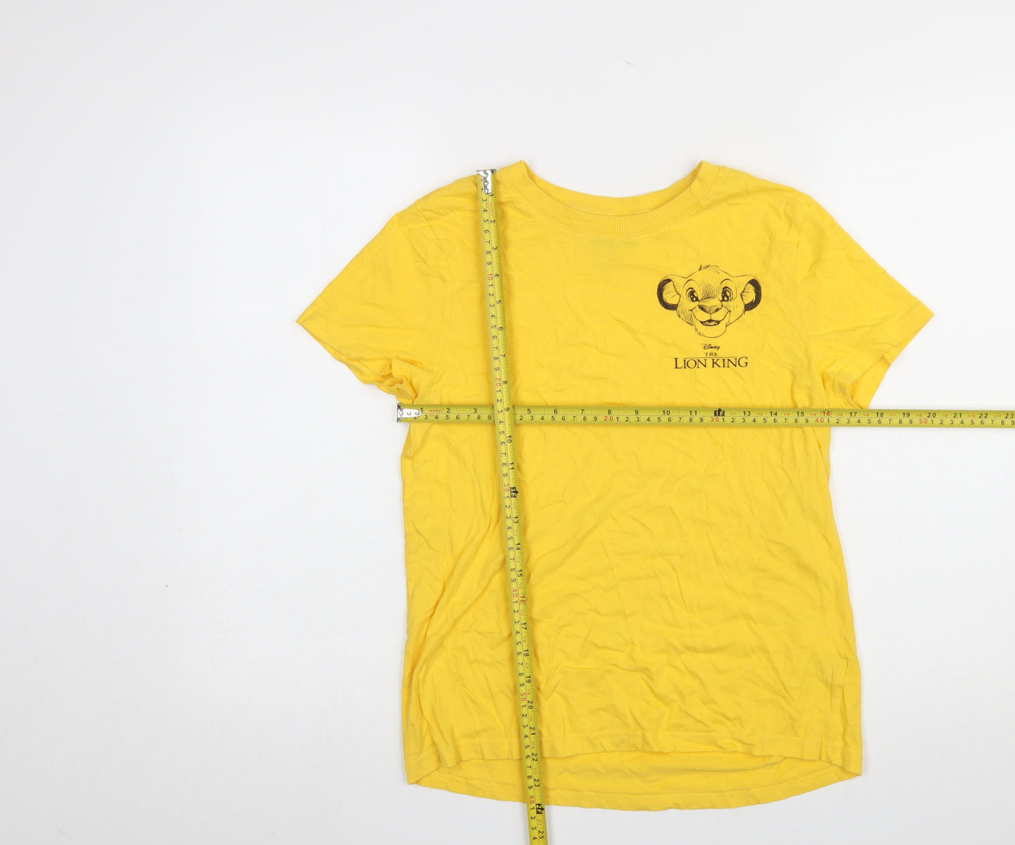 Primark Women’s Yellow The Lion King Simba T-Shirt Nightshirt XS