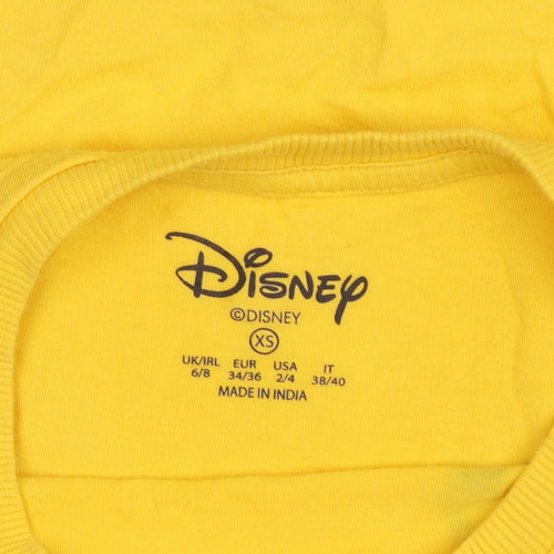 Primark Women’s Yellow The Lion King Simba T-Shirt Nightshirt XS