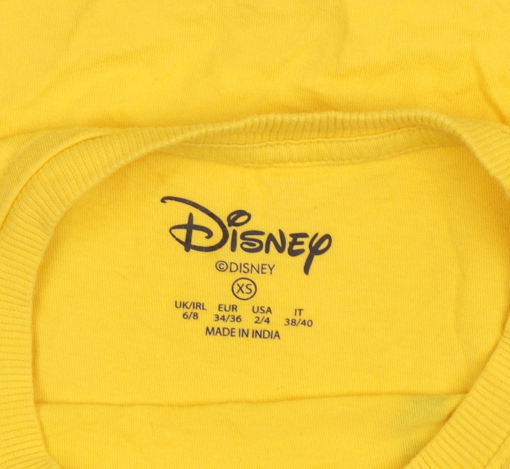 Primark Women’s Yellow The Lion King Simba T-Shirt Nightshirt XS