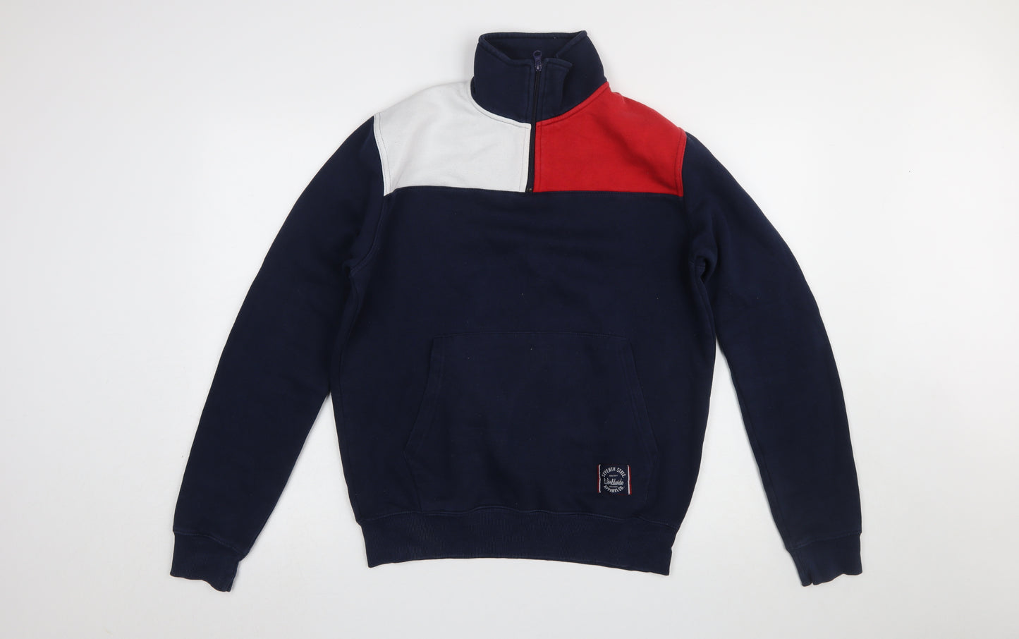 Seventh State Men's Multicoloured 1/4 Zip Fleece Sweatshirt - Size L