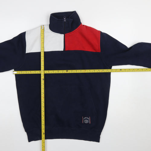 Seventh State Men's Multicoloured 1/4 Zip Fleece Sweatshirt - Size L