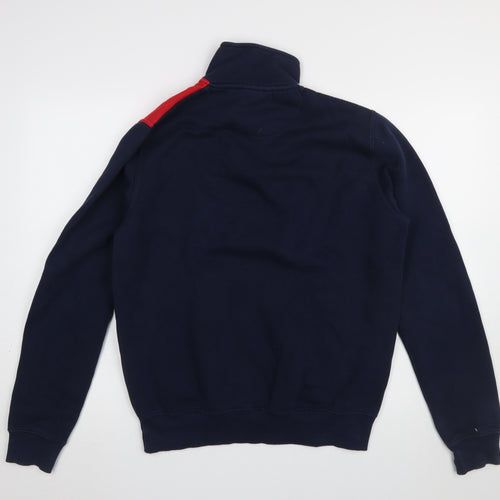 Seventh State Men's Multicoloured 1/4 Zip Fleece Sweatshirt - Size L
