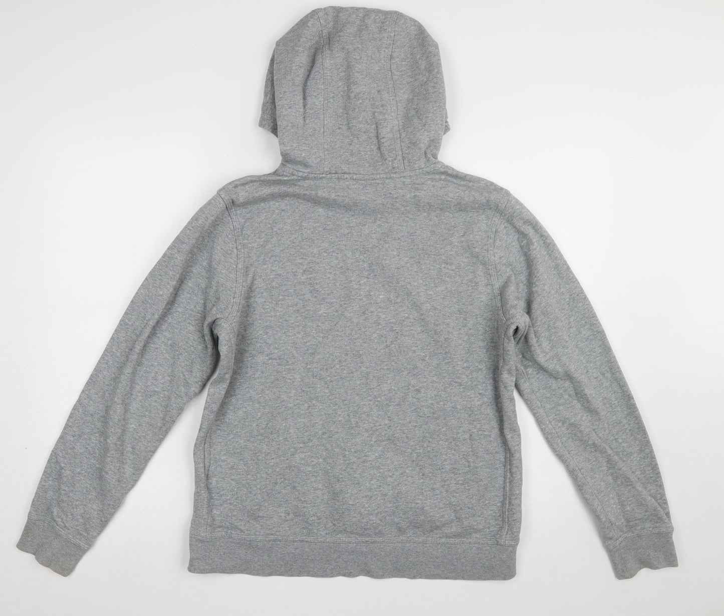 Nike Boys Grey Pullover Hoodie XL 13-15 Years Cotton Fleece Sweatshirt