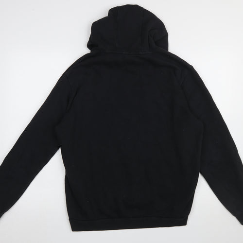 Adidas Men's Black Pullover Hoodie L Fleece Logo Sportswear