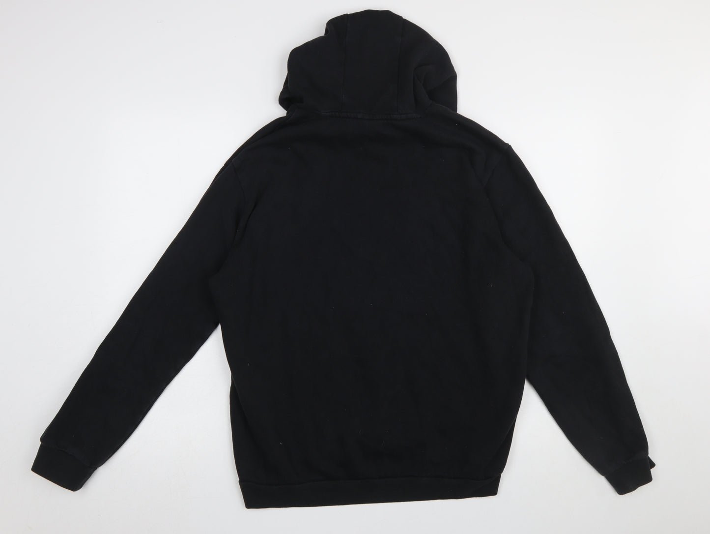 Adidas Men's Black Pullover Hoodie L Fleece Logo Sportswear